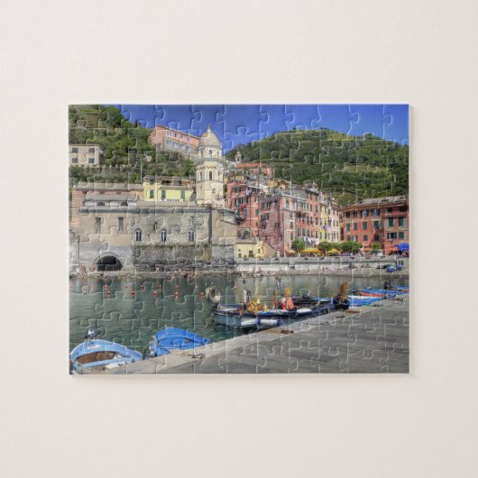 Hillside, stad Vernazza, Cinque Terre, Liguria Legpuzzel (Horizontaal)