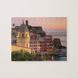 Hillside stad Vernazza 's avonds, Cinque Legpuzzel