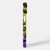 Hillside van Paarse en gele pansies Case-Mate iPhone Case (Achterkant / Rechts)