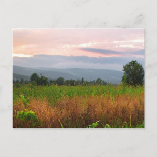 Hilltop bij Sunset Briefkaart