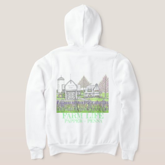 Hilltop Boerderij Hoodie (Laag Achter)