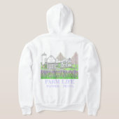 Hilltop Boerderij Zippered Hoodie (Laag Achter)