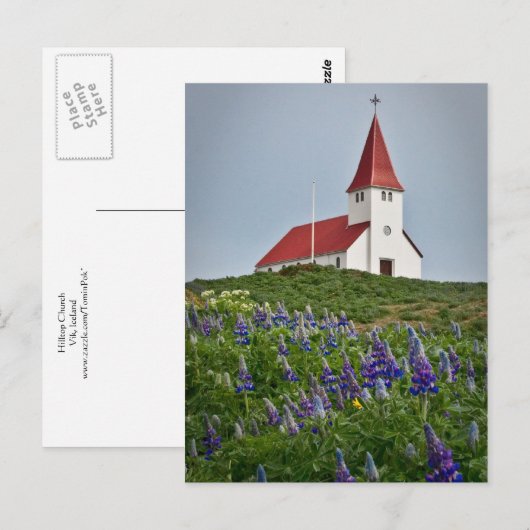 Hilltop Church Briefkaart (Voorkant / Achterkant)