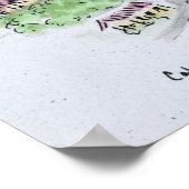 Hilltop-dorp Cabris | Provence, Frankrijk Poster (Hoek)