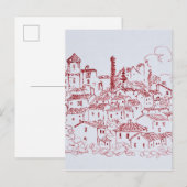 Hilltop dorp Callian | Zuid Frankrijk Briefkaart (Voorkant / Achterkant)