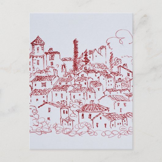 Hilltop dorp Callian | Zuid Frankrijk Briefkaart (Voorkant)