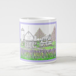 Hilltop Farm Jumbo Size Mok met paars