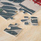 Hilltop Snow Uitzicht  Ukiyo-e Japanse kunst Legpuzzel (Zijkant)