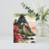 Hilltop Soevereiniteit, Majestueuze Japanse Citade Briefkaart (Staand voorkant)