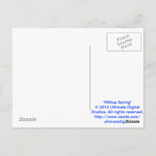 Hilltop Spring Briefkaart