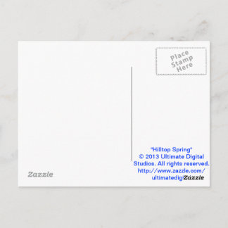 Hilltop Spring Briefkaart