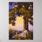 Hilltop van Maxfield Parrish Poster (Voorkant)