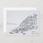Hilltop Village of Nonza | Corsica, Frankrijk Briefkaart (Voorkant / Achterkant)