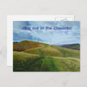 Hillwalk Northumberland Cheviots Briefkaart (Voorkant / Achterkant)