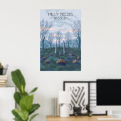 Hilly Fields Londen Park Reisposter Poster (Thuiskantoor)