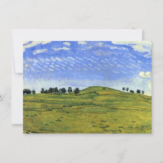 Hilly Landscape With Ravens beroemd gemaakt door F Kaart (Voorkant)