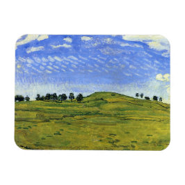 Hilly Landscape With Ravens beroemd gemaakt door F Magneet
