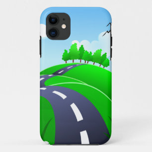 Hilly road, iPhone 5 hoesje