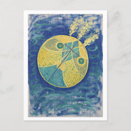 Hilma af Klint abstract art Briefkaart