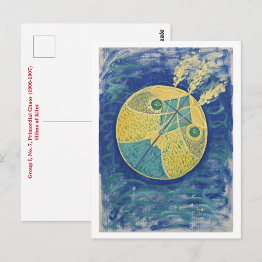 Hilma af Klint abstract art Briefkaart (Voorkant / Achterkant)