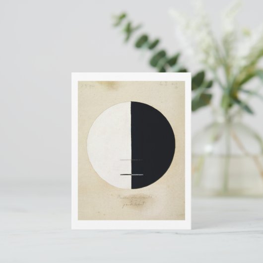 Hilma af Klint abstract art Briefkaart (Staand voorkant)