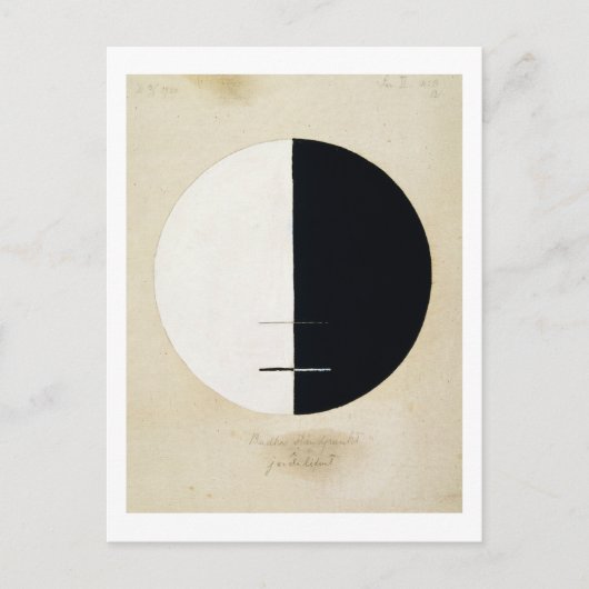 Hilma af Klint abstract art Briefkaart (Voorkant)