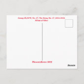 Hilma af Klint abstract art Briefkaart (Achterkant)