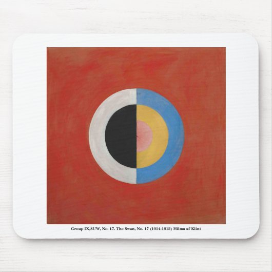 Hilma af Klint abstract art Muismat (Voorkant)