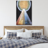 Hilma af Klint - ALTAAR SCHILDERIJ 1915 Canvas Afdruk (Insitu (Slaapkamer))