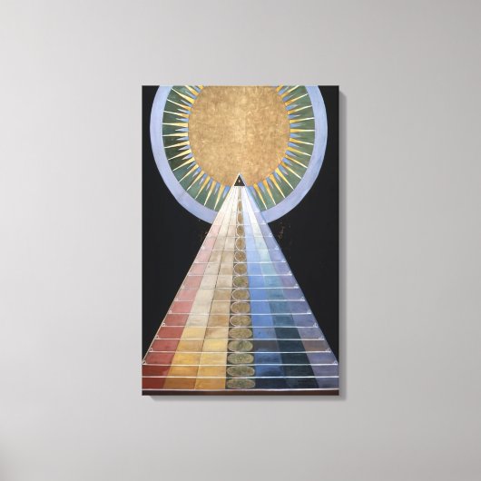 Hilma af Klint - ALTAAR SCHILDERIJ 1915 Canvas Afdruk (Voorkant)