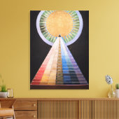 Hilma Af Klint, altaarstuk nr. 1, Abstracte kunst Canvas Afdruk (Insitu (Woonkamer))