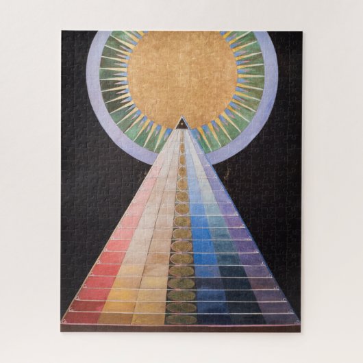 Hilma Af Klint, altaarstuk nr. 1, Abstracte kunst Legpuzzel (Verticaal)