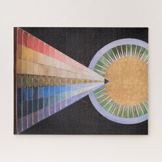 Hilma Af Klint, altaarstuk nr. 1, Abstracte kunst Legpuzzel (Horizontaal)