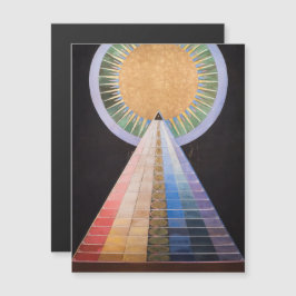 Hilma Af Klint, altaarstuk nr. 1, Abstracte kunst Magnetische Uitnodiging