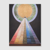 Hilma Af Klint, altaarstuk nr. 1, Abstracte kunst Magnetische Uitnodiging (Voorkant)