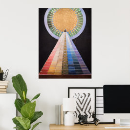 Hilma Af Klint, altaarstuk nr. 1, Abstracte kunst Poster