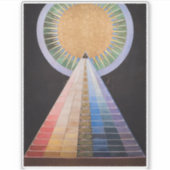 Hilma Af Klint, altaarstuk nr. 1, Abstracte kunst Sticker (Voorkant)