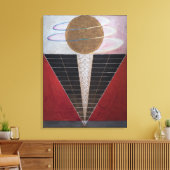 Hilma Af Klint, altaarstuk nr. 2, Abstracte kunst Canvas Afdruk (Insitu (Woonkamer))