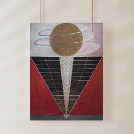 Hilma Af Klint, altaarstuk nr. 2, Abstracte kunst Foto Afdruk