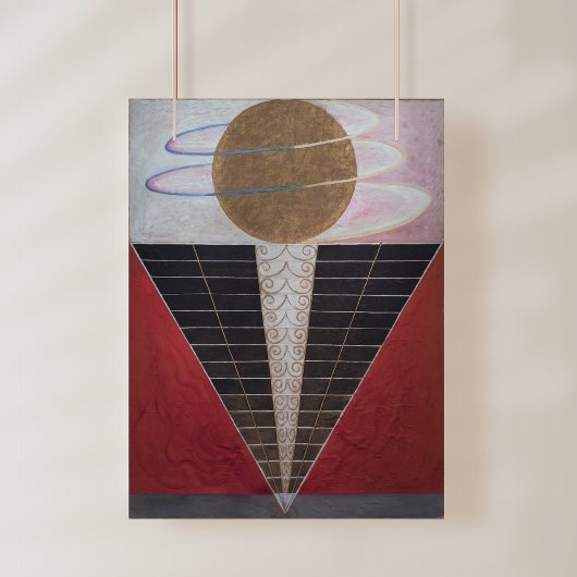 Hilma Af Klint, altaarstuk nr. 2, Abstracte kunst Foto Afdruk