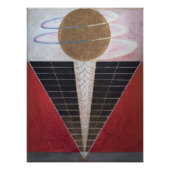 Hilma Af Klint, altaarstuk nr. 2, Abstracte kunst Foto Afdruk (Voorkant)