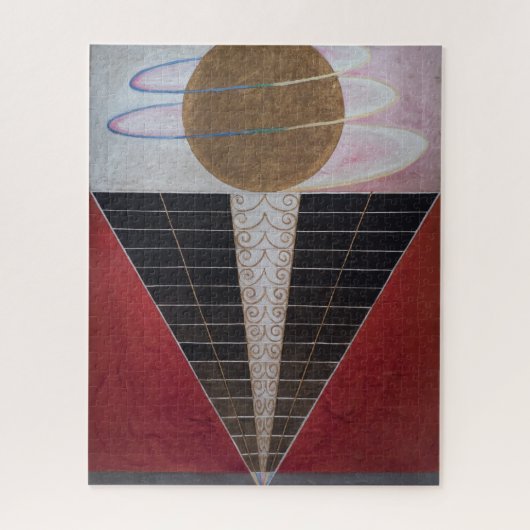 Hilma Af Klint, altaarstuk nr. 2, Abstracte kunst Legpuzzel (Verticaal)