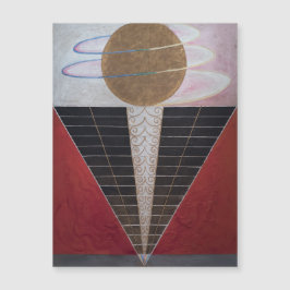 Hilma Af Klint, altaarstuk nr. 2, Abstracte kunst Magnetische Uitnodiging