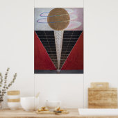 Hilma Af Klint, altaarstuk nr. 2, Abstracte kunst Poster (Keuken)