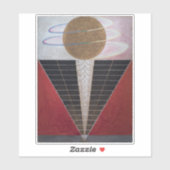 Hilma Af Klint, altaarstuk nr. 2, Abstracte kunst Sticker (Vel)