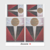 Hilma Af Klint, altaarstuk nr. 2, Abstracte kunst Sticker (Vel)