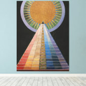 Hilma af Klint - Altarpiece No. 1 Group X Canvas Afdruk (Insitu (Houten vloer))