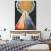 Hilma af Klint - Altarpiece No. 1 Group X  Canvas Afdruk (Insitu (Slaapkamer))