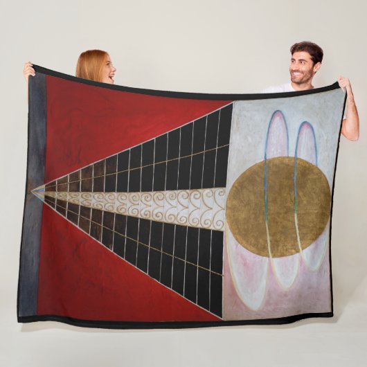 Hilma af Klint - Altarstuk II Fleece Deken (In situ)
