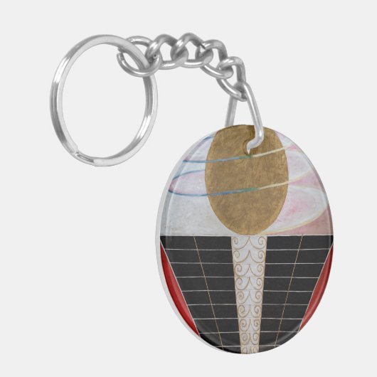 Hilma af Klint - Altarstuk II Sleutelhanger (Voorkant Links)